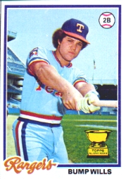 1978 Topps Baseball Cards      023      Bump Wills